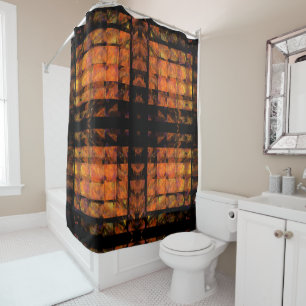 Rideaux De Douche L'art Abstrait au mur