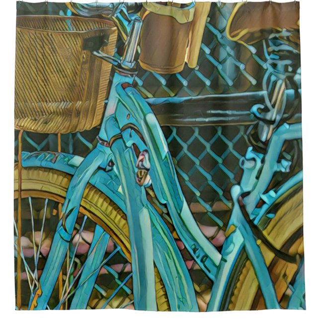 Rideaux De Douche L'artisanat du vélo (Devant)