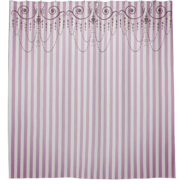 Rideaux De Douche Lavande de Boutique / Lustres - (Devant)