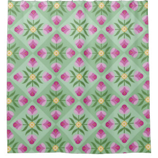 Rideaux De Douche Lavande et menthe