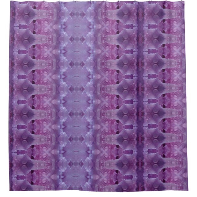 Rideaux De Douche Lavenders Ikat 12 (Devant)