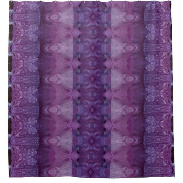 Rideaux De Douche Lavenders Ikat 13 (Devant)
