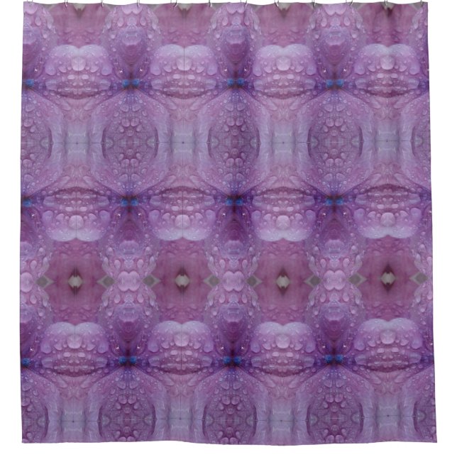 Rideaux De Douche Lavenders Ikat 3 (Devant)