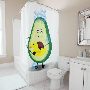 Rideaux De Douche L'avocat prennent une douche