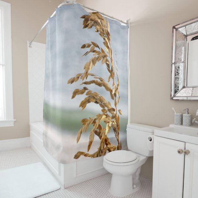 Rideaux De Douche L'avoine marine, brise marine (En situation)