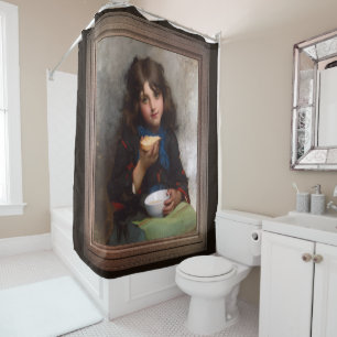 Rideaux De Douche Le Casse-Croûte par Léon-Jean-Basile Perrault