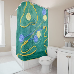 Rideaux De Douche Le chaos primitif par Hilma af Klint
