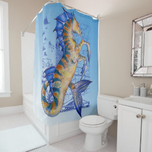 Rideaux De Douche Le cheval de Neptune