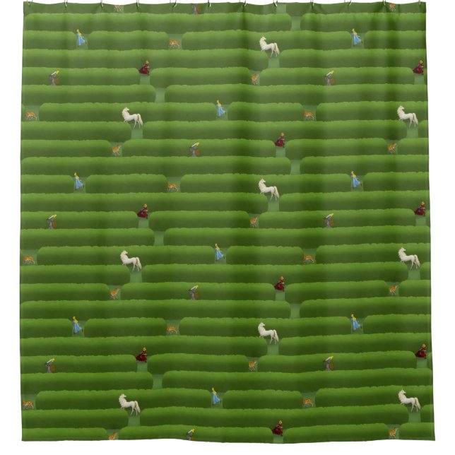Rideaux De Douche Le conte de verdure Maze (Devant)