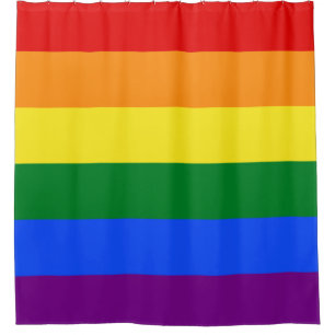 Rideaux De Douche Le drapeau de la Rainbow Pride