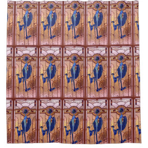 Rideaux De Douche Le lévrier dans le verre