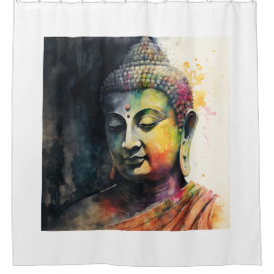 Rideaux De Douche Le Maître Zen Bouddha