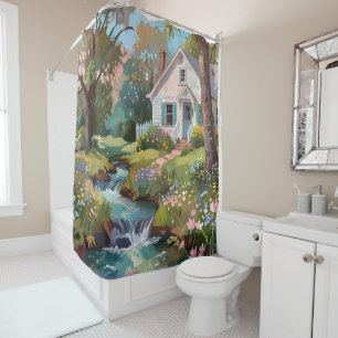 Rideaux De Douche Le paradis des bois : une retraite paisible dans l