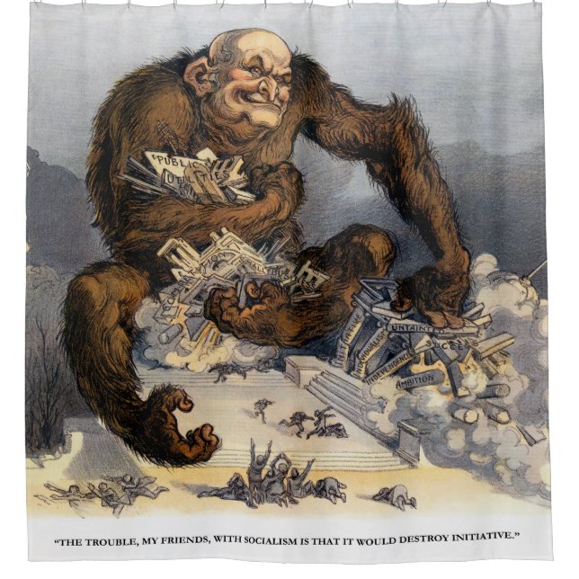 Rideaux De Douche Le problème du socialisme de 1910 (Devant)