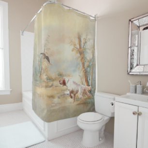 Rideaux De Douche Le Setter anglais, la chasse à la passion