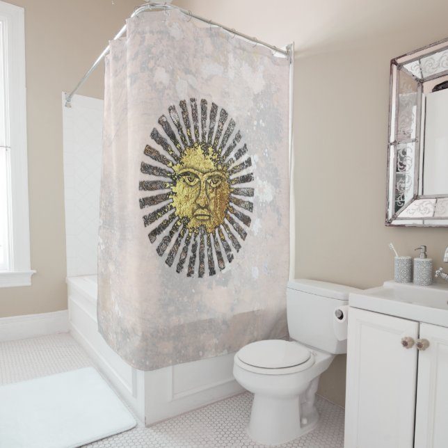 Rideaux De Douche Le Soleil (En situation)