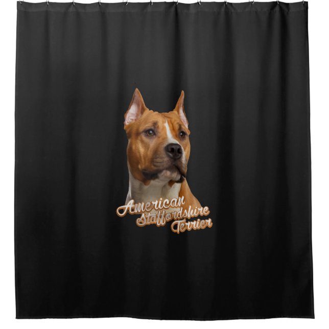 Rideaux De Douche Le Staffordshire Terrier américain - Amstaff (Devant)