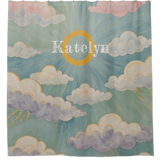 Rideaux De Douche L'Embrace de Daybreak personnalisée (Devant)