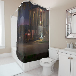 Rideaux De Douche L'entraîneur de Cendrillon