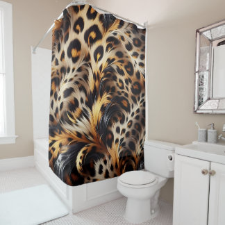 Rideaux De Douche Leopard Grace : Ajouter un charme sauvage au couch