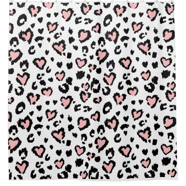 Rideaux De Douche Léopard ou jaguar sans couture motif, texturé fash (Devant)