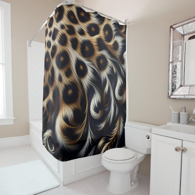 Rideaux De Douche Leopard Retreat : Votre nouveau favori (En situation)