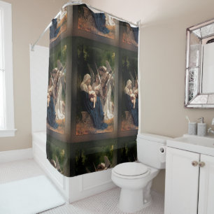 Rideaux De Douche Les Anges par William Adolphe Bouguereau