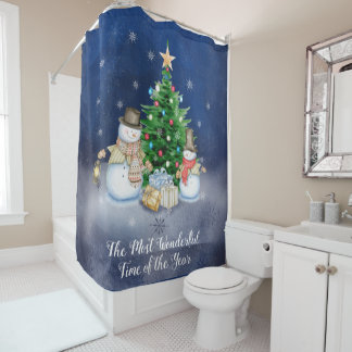 Rideaux De Douche Les bonhommes de neige les plus merveilleux de l'a