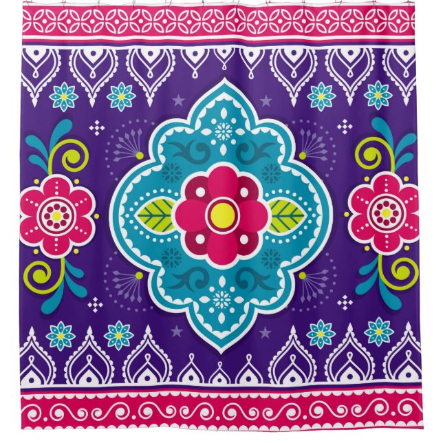 Rideaux De Douche Les camions indiens et pakistanais sont sans coutu (Devant)