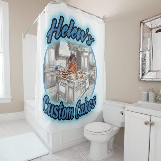 Rideaux De Douche Les gâteaux personnalisés d'Helen