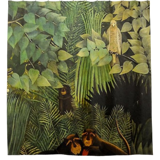 Rideaux De Douche Les Joyeux Jesters Par Henri Rousseau (Devant)