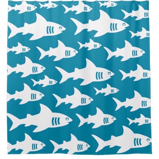 Rideaux De Douche Les requins nageurs (Devant)