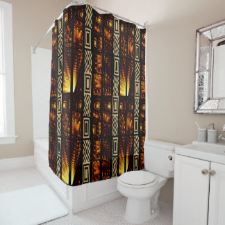 Rideaux De Douche "Les Threads dorés de la Tradition"