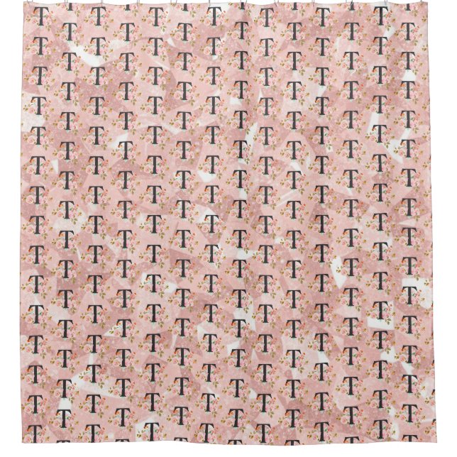 Rideaux De Douche Lettre T (Devant)