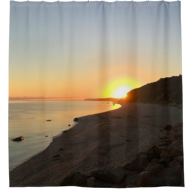 Rideaux De Douche Lever de soleil sur le détroit de Long Island (Devant)