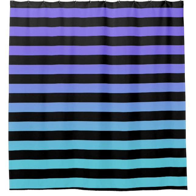 Rideaux De Douche Lignes de dégradé (Devant)