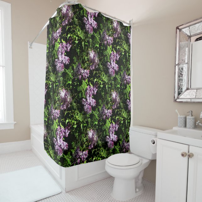 Rideaux De Douche Lilacs..... (En situation)