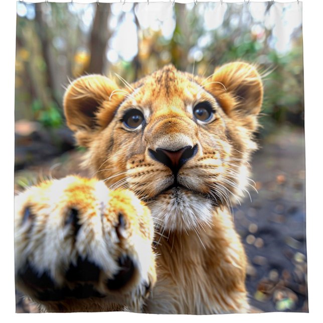 Rideaux De Douche Lion Cub (Devant)