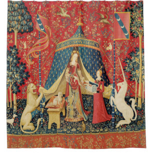 Rideaux De Douche Lion D'ENFANCE ET D'UNICORN, Fleurs D'Imaginaires,
