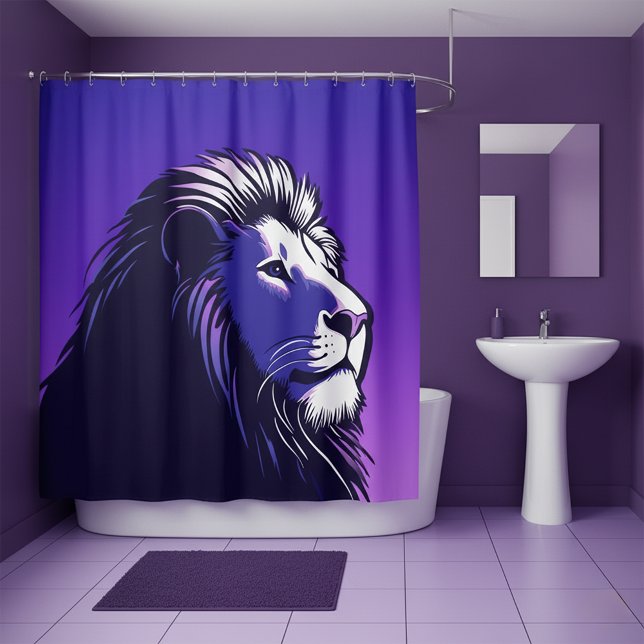 Rideaux De Douche Lion des années 80 (Créateur téléchargé)