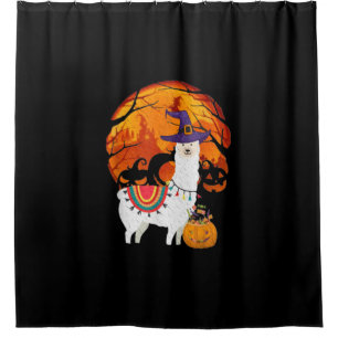 Rideaux De Douche Llama   Costume Halloween pour enfants Citrouille 