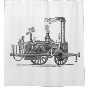 Rideaux De Douche Locomotive à vapeur précoce