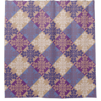 Rideaux De Douche Lokanui hawaiian quilt plumeria