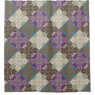 Rideaux De Douche Lokanui hawaiian quilt plumeria