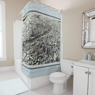 Rideaux De Douche Londres 2015 Plan de la ville : Vue aérienne Douch