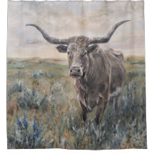 "Longhorn" Peint à la main