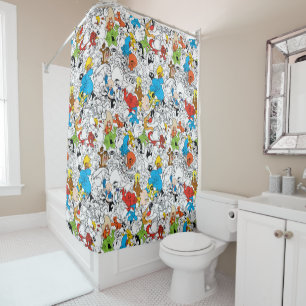 Rideaux De Douche LOONEY TUNES™ Color Pop Motif