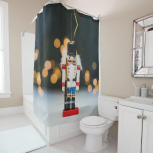 Rideaux De Douche L'ornement casse-noisette classique de Noël de Sli