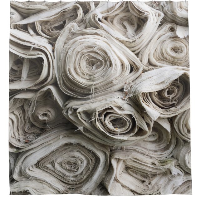 Rideaux De Douche Lot textile blanc (Devant)