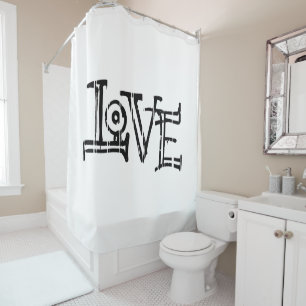 Rideaux De Douche Love graffiti